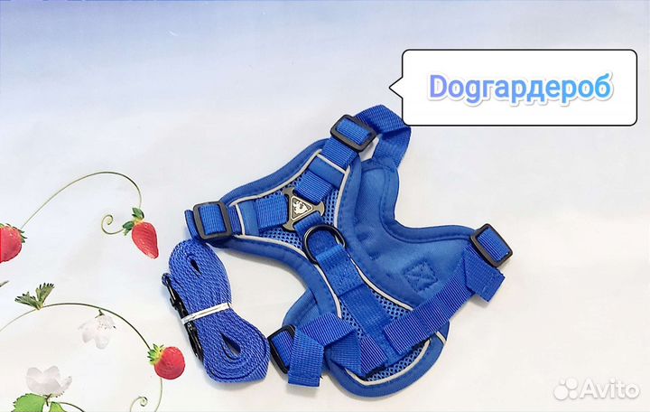 Шлейка новая - для маленьких и средних собак