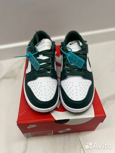 Кроссовки Nike Dunk Low Retro Varsity Green (брак)