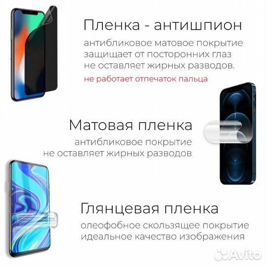 Гидрогелевая пленка Xiaomi Redmi 9C 9C NFS