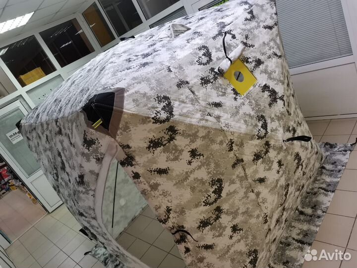Палатка куб Улов утепленная для зимней рыбалки