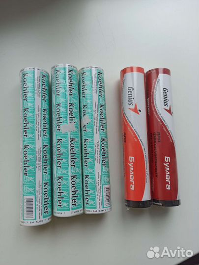 Бумага ролик для факса, пакетом 5 шт