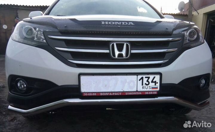 Защита переднего бампера Honda CR-V