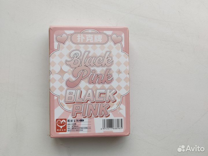 Игральные карточки Black Pink