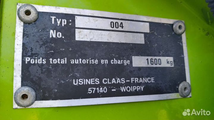 Пресс-подборщик Claas Rollant, 1998