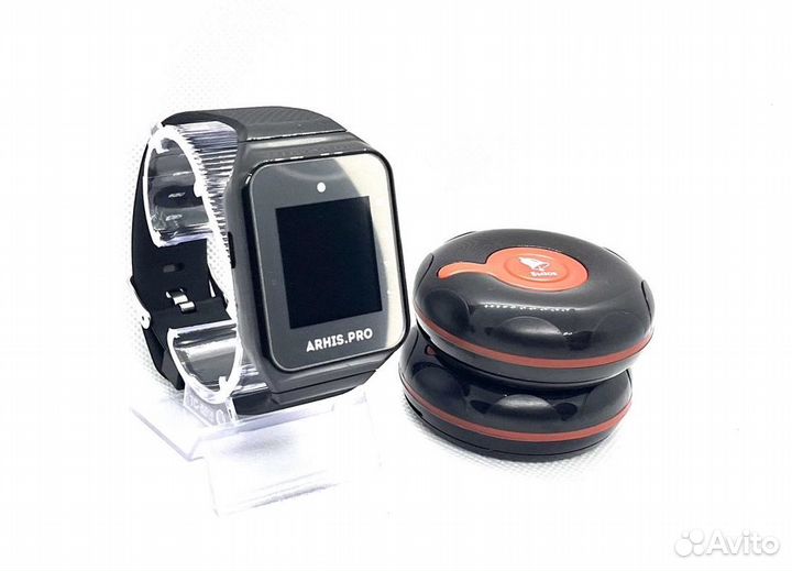 Кнопка вызова официанта персонала Классик и часы