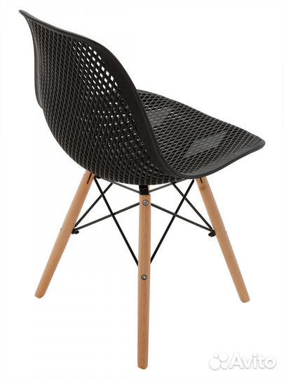 Стул ажурный в стиле eames DSW, черный, 2 шт NEW