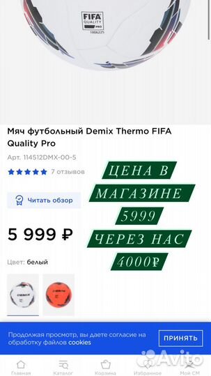 Футбольный мяч профессиональный