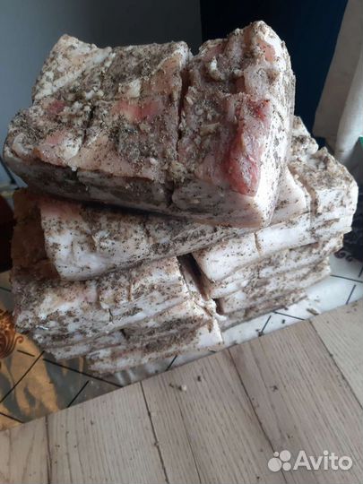 Сало соленое