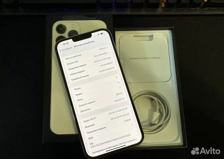 Apple iPhone 13 pro max 256gb Gold