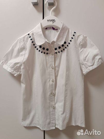 Рубашка белая 122