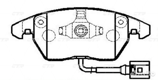 Колодки тормозные дисковые