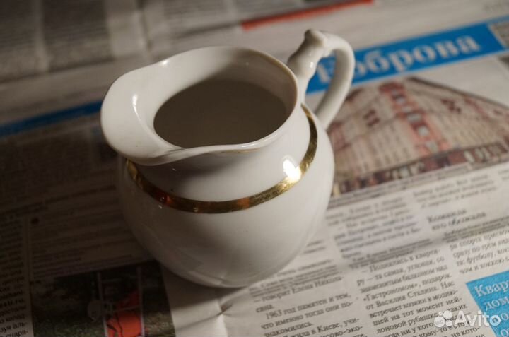 Молочник и соусник Дулево, винтаж СССР, 70-80 годы