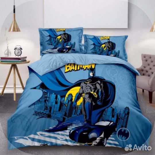 Постельное бельё бэтмэн, лол, холодное сердце