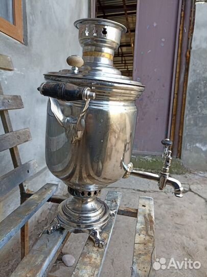 Самовар на дровах старинный