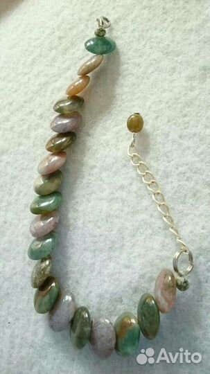 Браслет из натурального Индийского Агата