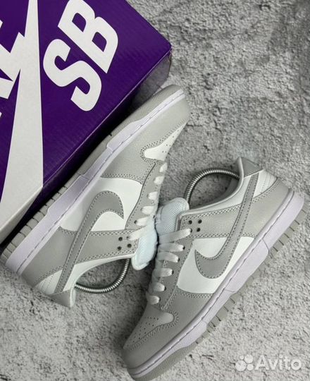 Кроссовки Nike SB dunk low grey