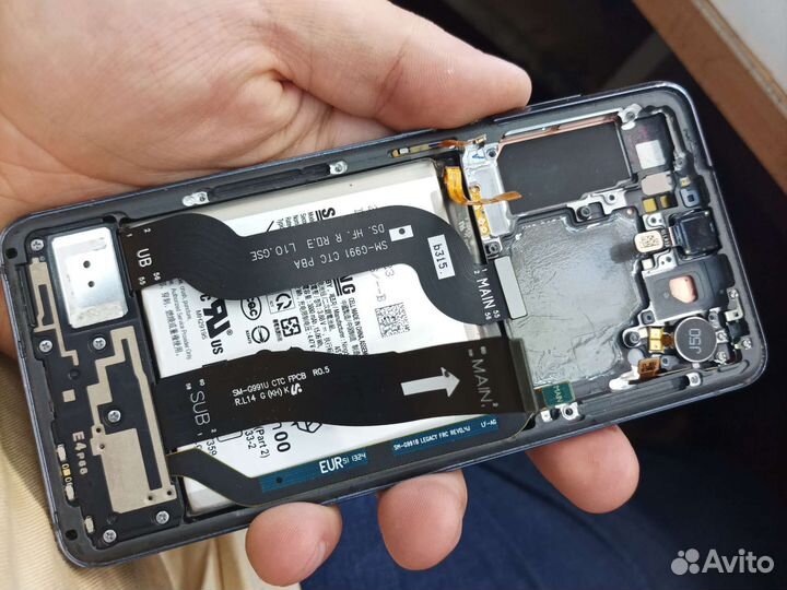 Дисплей s 21 оригинал с корпусом снятый