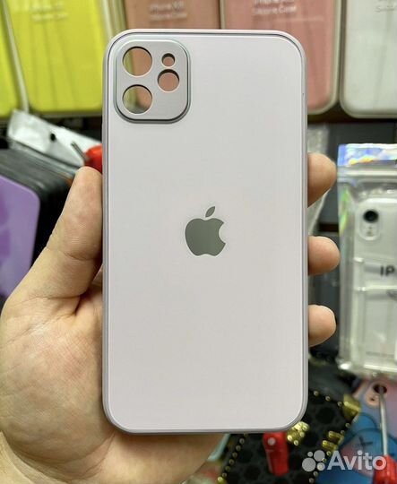 Матовые стеклянные чехлы для iPhone 11/12/13/14