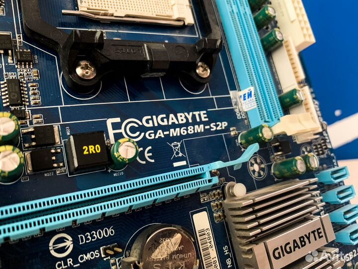 Материнская плата AM3 Gigabyte GA-M68M-S2P