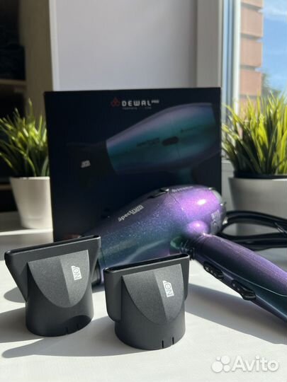 Фен Dewal Spectrum Compact 2200 Вт синий, зеленый