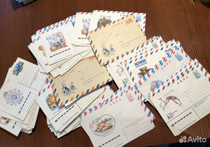 Конверты авиа СССР