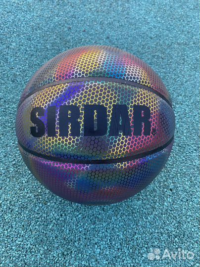 Баскетбольный мяч светоотражающий размер 7