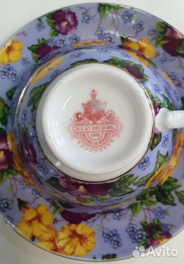 Чайный сервиз Кузнецов 6 персон