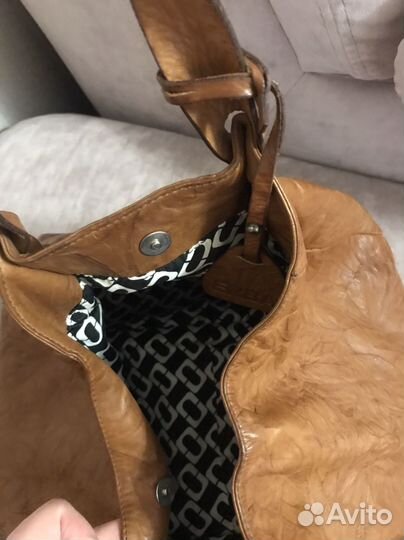 Сумка натуральная кожа коричневая