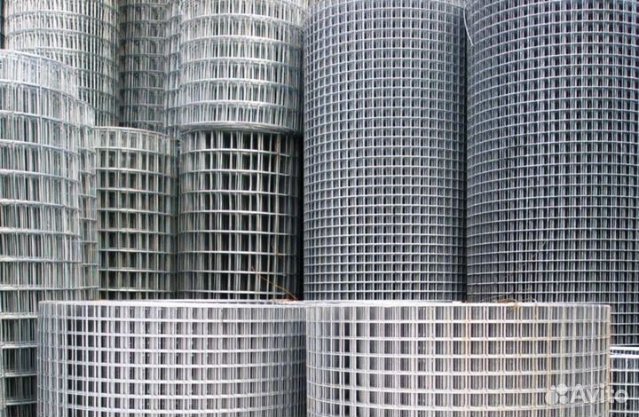 Сетка сварная в рулонах, оцинкованная