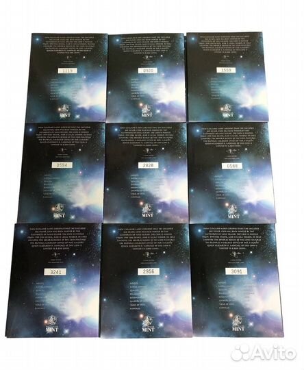 Монеты серебро Ниуэ 2 доллара Знаки Зодиака