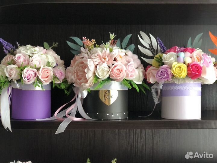 Мыльные цветы. Букет из мыльных роз на 1 сентября