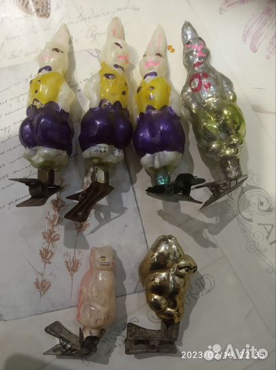 Елочные игрушки СССР Разное