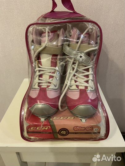 Коньки детские фигурные CCM, размер 33