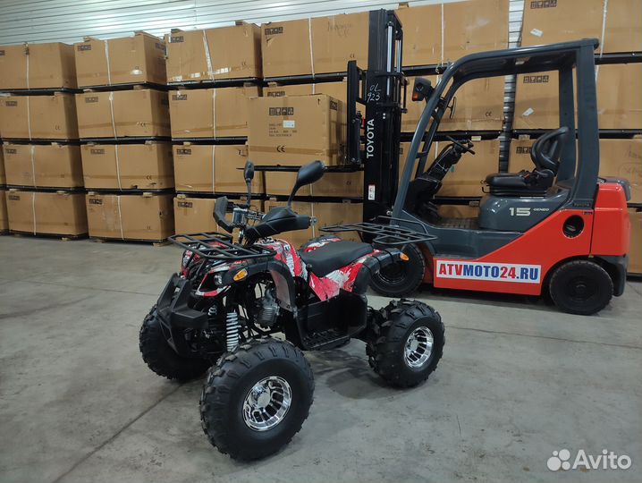 Квадроцикл Grizzly 125 Красный Extreme