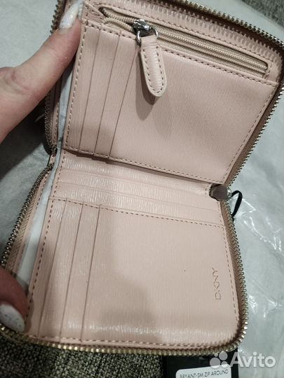 Кошелёк Dkny нюдовый 13на10, оригинал