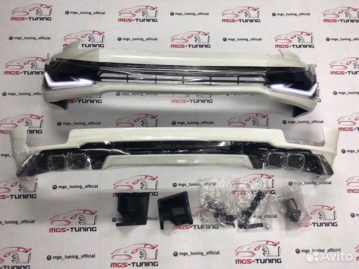 Modellista Toyota Prado 2017+ White с дхо