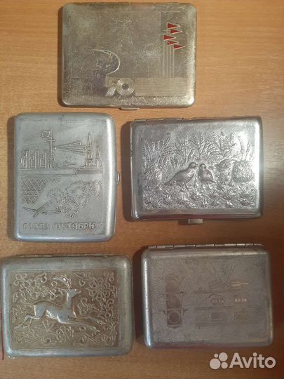 Портсигары и визитница СССР