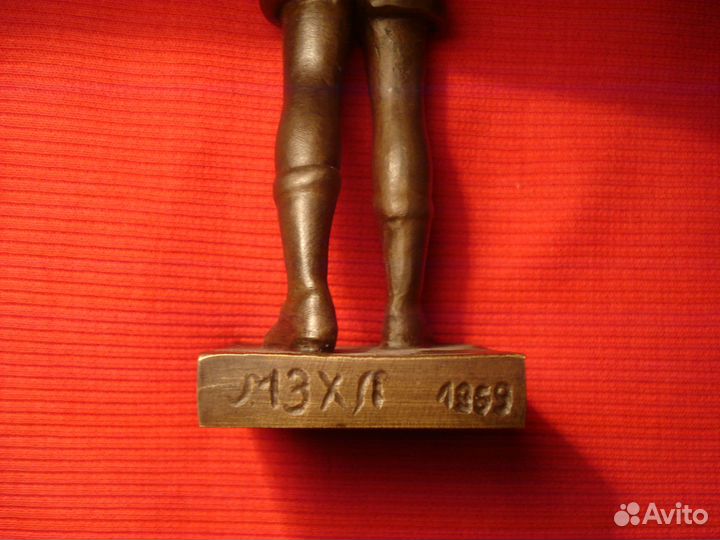 Футболист Пионер Мяч СССР Пилотка Бронза 1969г