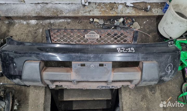 Передний бампер X-treil