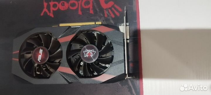 Видеокарта asus GeForce GTX 1050 Ti Cerberus OC Ed