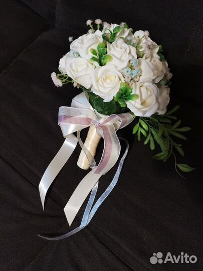 Букет дублер для невесты из мыльных роз