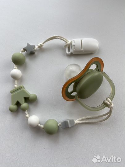 Пустышка avent с держателем