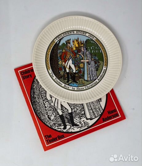 Коллекционная тарелка Wedgwood, сказки, Огниво