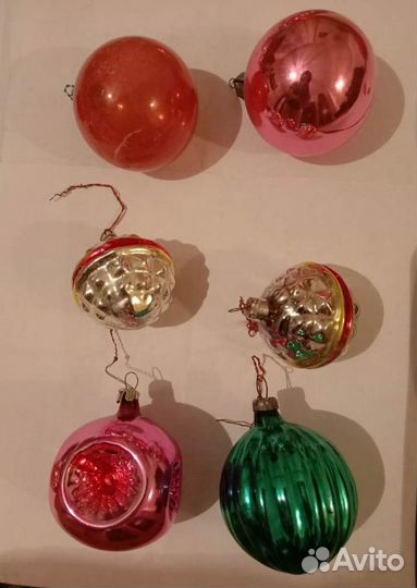 Елочные украшения 60-70-х годов 20 в