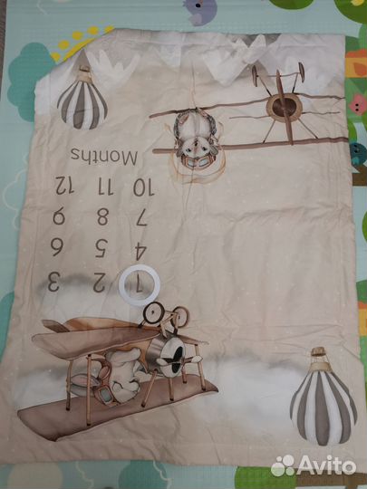 Коврик для фото с месяцами