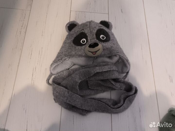 Зимняя шапка panda