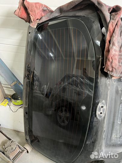 Стекло заднее на Hyundai Santa Fe 2