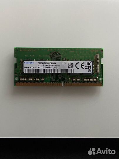 Оперативная память ddr4 16gb (8 + 8) sodimm