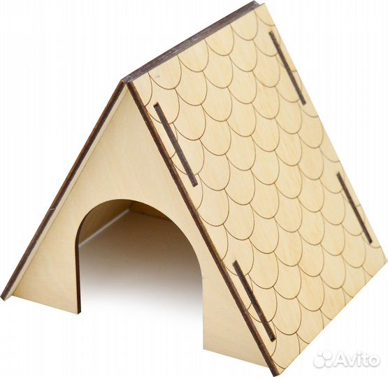14211 домик дгрызунов Черепица, крыша до пола, фан