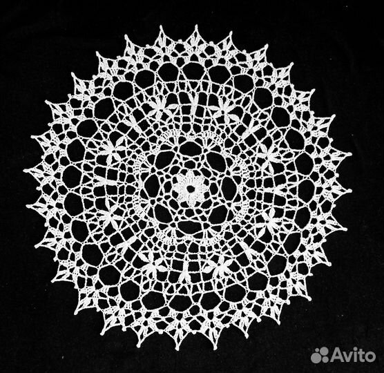 Салфетки вязаные ручная работа